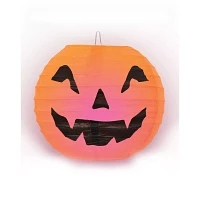 Hanging Happy Light-Up Jack-O-Lantern