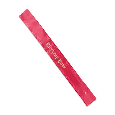 Red Light-Up Birthday Babe Sash