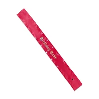Red Light-Up Birthday Babe Sash