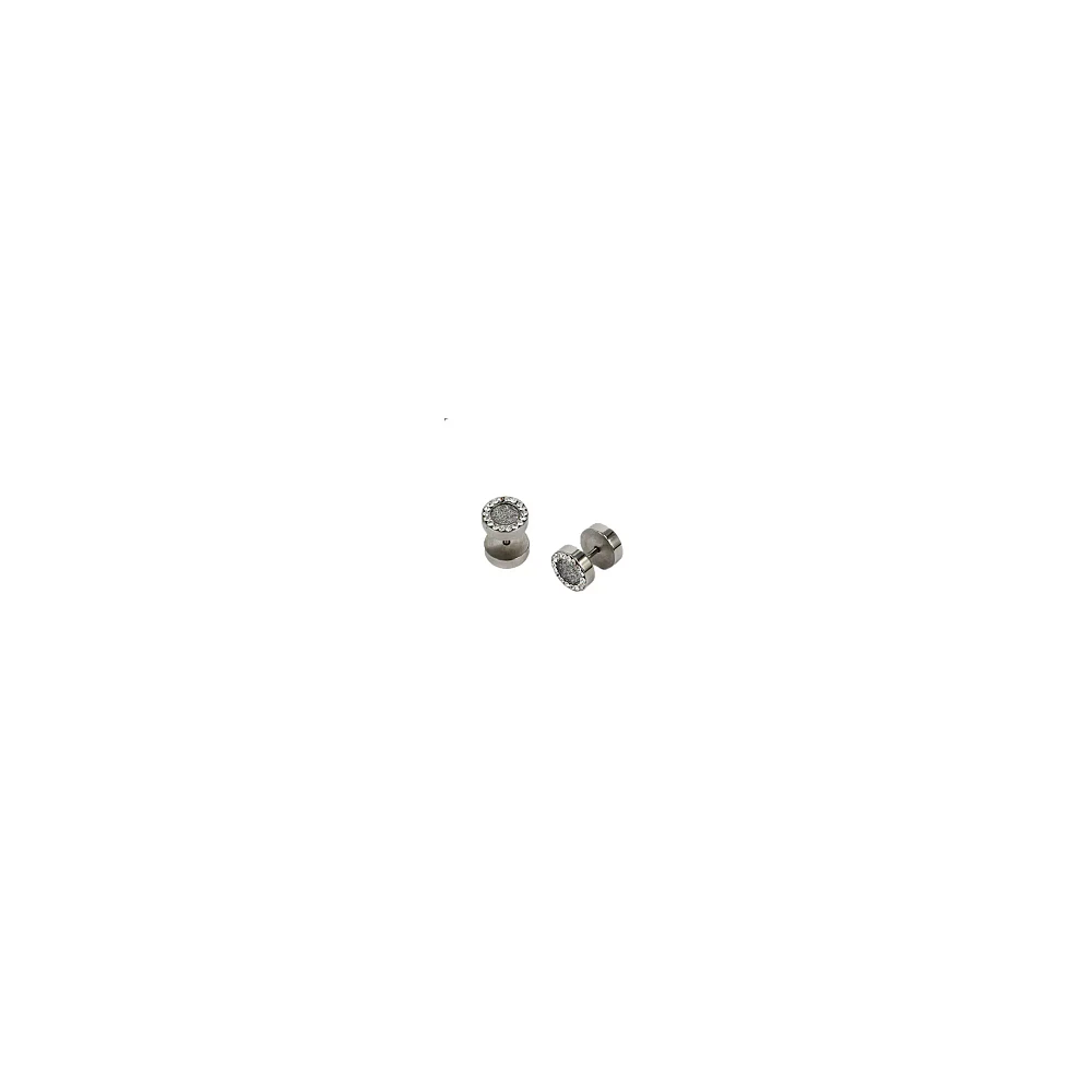 CZ Sugar Glitter Fake Plugs