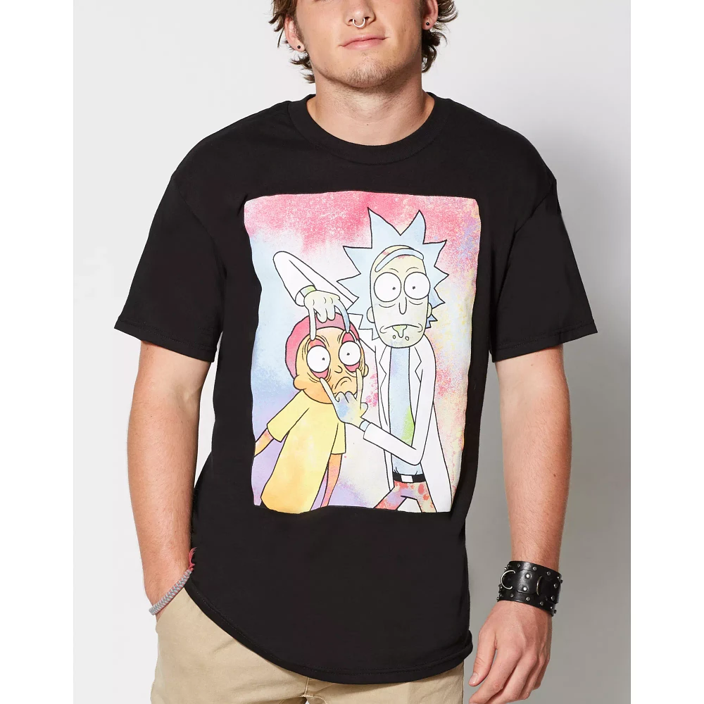 Neon Rick and Morty T Shirt