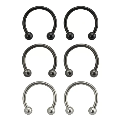 Horseshoe Rings - 6 Pack