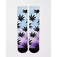 Ombre Leaf Knee High Socks