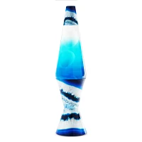 17 Inch Blue and White Lava Lamp
