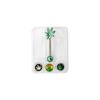 Leaf Barbell Set - 14 Gauge