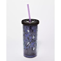Jack Skellington Skull and Heart Cup with Straw 20 oz. - The Nightmare Before Christmas