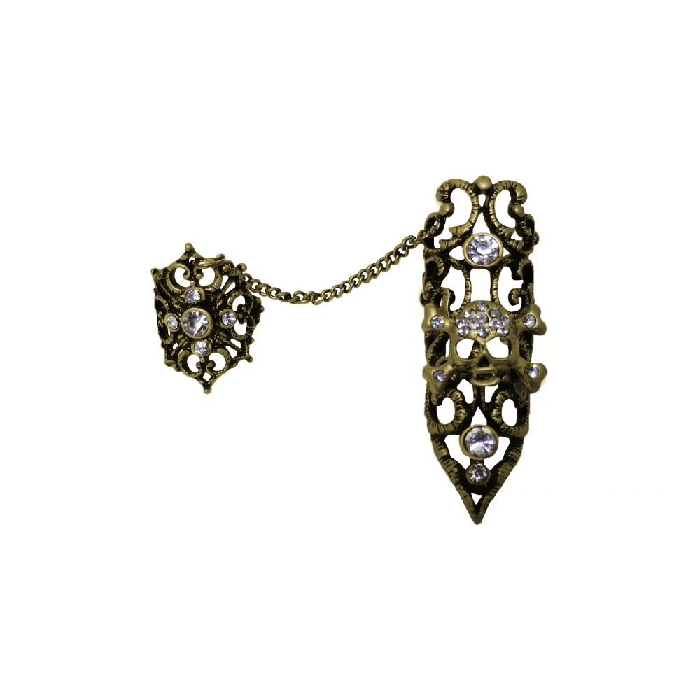 Black Filigree Finger Armor