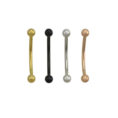 Multi-Pack Plated Curved Barbells 4 Pack - 16 Gauge