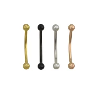 Multi-Pack Plated Curved Barbells 4 Pack - 16 Gauge
