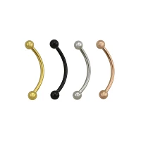 Multi-Pack Plated Curved Barbells 4 Pack - 16 Gauge