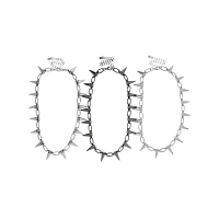 Spiked Choker Necklace Set