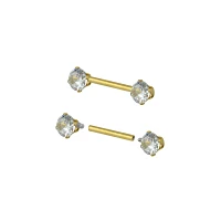 CZ Nipple Barbells