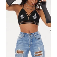 Skeleton Finger Bralette
