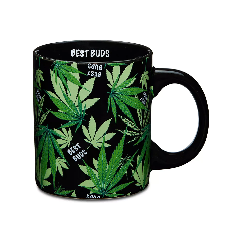 Best Buds Weed Leaf Coffee Mug - 20 oz.