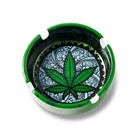 Green Weed Leaf Ashtray