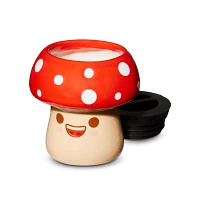 Red Smiling Mushroom Stash Jar - 3 oz.