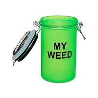 Neon Green My Weed Stash Jar - 16 oz.