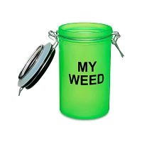 Neon Green My Weed Stash Jar - 16 oz.