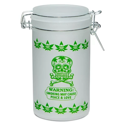 Sugar Skull Stash Jar - 16 oz.