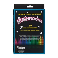 Black Light Mushroom Decals - 50 Pack