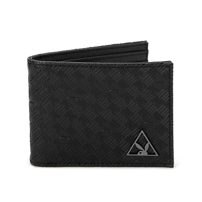 Black Playboy Logo Bifold Wallet