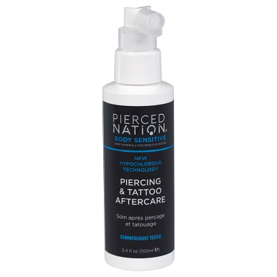 Pierced Nation Piercing and Tattoo Aftercare Spray - 3.4 oz.