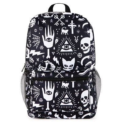 Mystical Icons Print Backpack