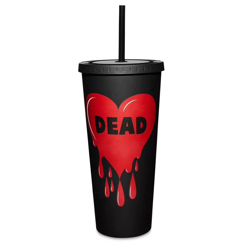Dead Drip Heart Cup with Straw - 20 oz.