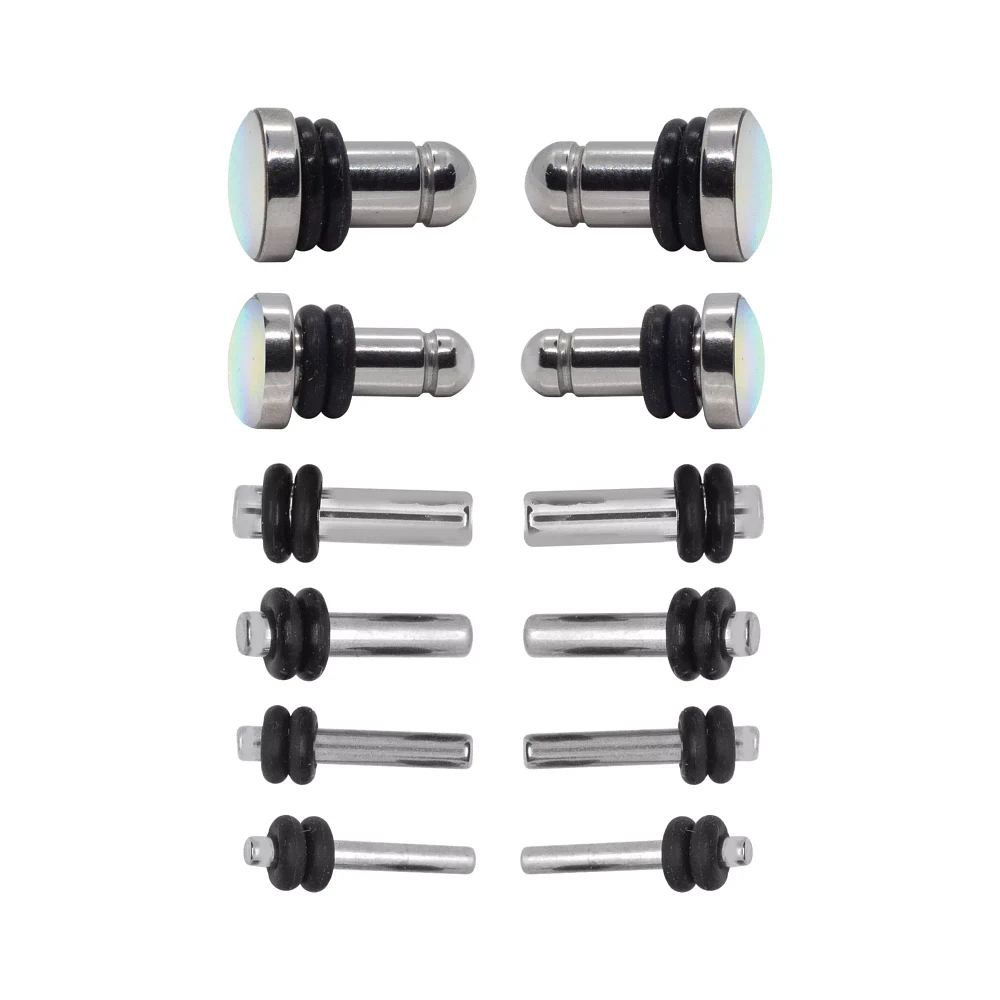 Multi-Pack Aqua Resin Plugs - 6 Pair