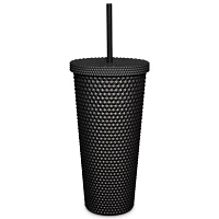 Textured Yin Yang Cup with Straw - 24 oz.