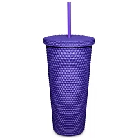 Textured Mystic Hand Cup with Straw - 24 oz.