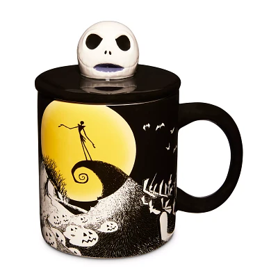 Sculpted Jack Skellington Lid Coffee Mug 18 oz. - The Nightmare Before Christmas