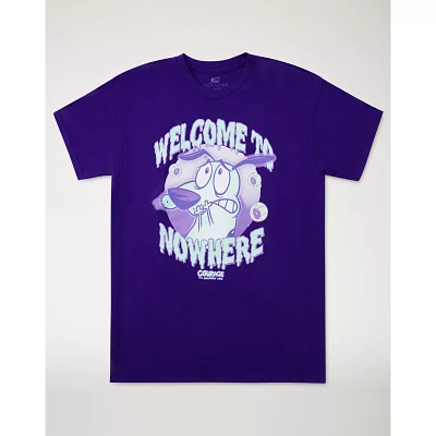 Welcome to Nowhere T Shirt - Courage the Cowardly Dog