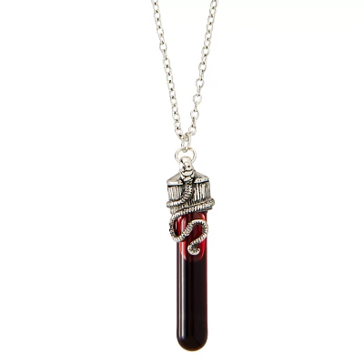 Snake Blood Vial Pendant Necklace