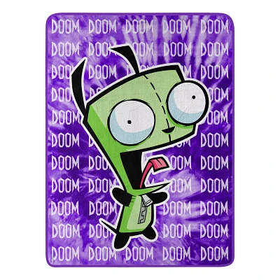 Invader Zim Doom Fleece Blanket