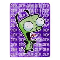 Invader Zim Doom Fleece Blanket