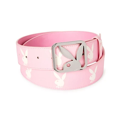 Playboy Bunny Logo Belt Pink