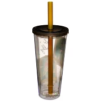Jack Skellington and Sally Tarot Card Cup with Straw 24 oz. - The Nightmare Before Christmas