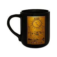 Black and Gold Sun and Moon Tarot Card Coffee Mug - 20 oz.