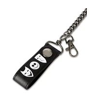 Black and White Jack Skellington Chain Wallet - The Nightmare Before Christmas