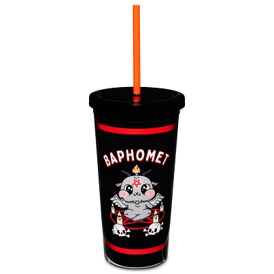 Baphomet Cup with Straw - 20 oz.