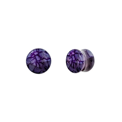 Charoite Stone Plugs