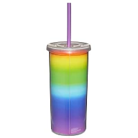 Love Is Love Glitter Cup With Straw - 20 oz.
