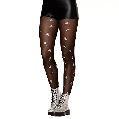 Mushroom All Over Print Stockings