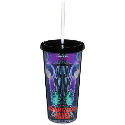 Mob Psycho Cup with Straw 20 oz. - Mob Psycho