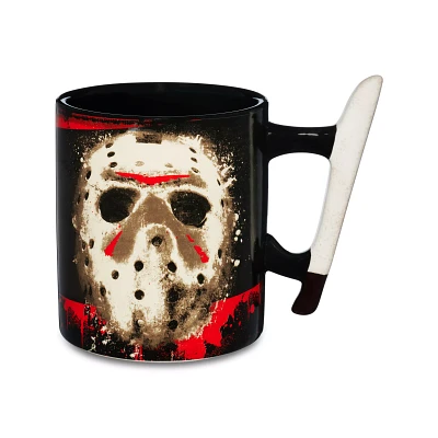 Jason Voorhees Mask Molded Handle Coffee Mug 20 oz. - Friday the 13th