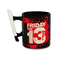 Jason Voorhees Mask Molded Handle Coffee Mug 20 oz. - Friday the 13th