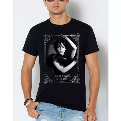 Blackest Heart T Shirt- Wednesday