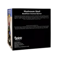 Mushroom Skull Backflow Incense Burner
