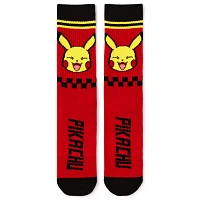 Black and Red Pikachu Crew Socks - Pokémon